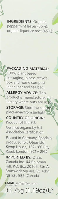 Organic Digestive Liqourice Mint Tea (15 CT)